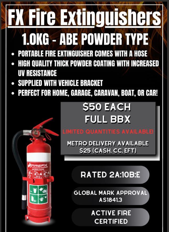 FX Fire extinguisher Available BBX Connect